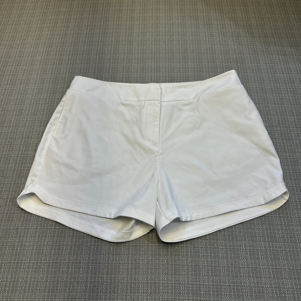 Puma Golf Shorts Womens XL White Performance Athletic Pockets Pickleball